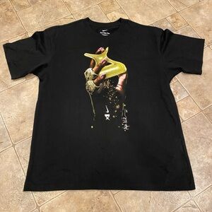 Nike Aja Wilson MVP Ring ‘So Win’ Black Graphic T Shirt Loose-Fit Men Size M
